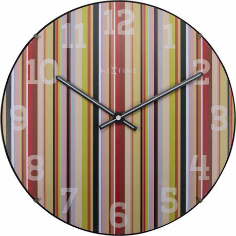 NeXtime 35cm Smithy Dome Glass Round Wall Clock