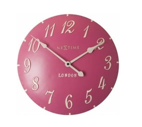 NeXtime 34cm London Arabic Polyresin Round Wall Clock