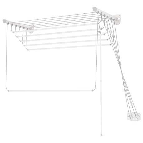 Colombo Ultra-Sturdy Anti Rust Bathroom Wall Clothes Dryer - Saliestendi