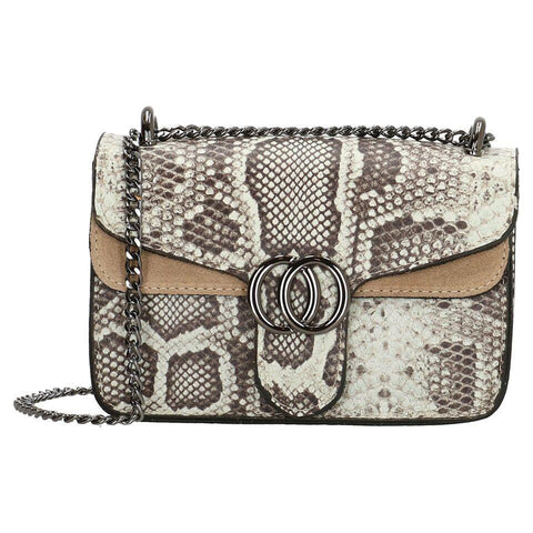 Charm London Elisa Leather Ladies Shoulder Bag - Taupe