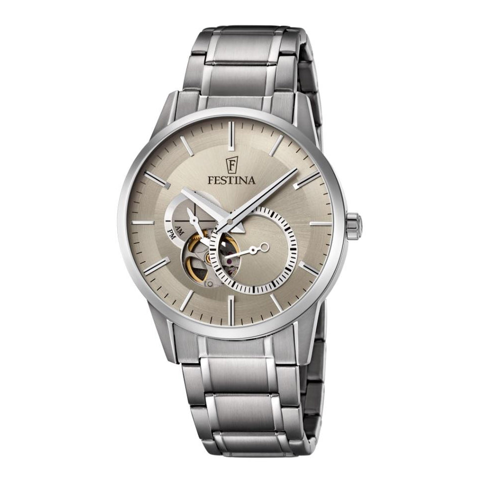 Festina Automatic Analogue Men's Wrist Watch - Grey F6845/2