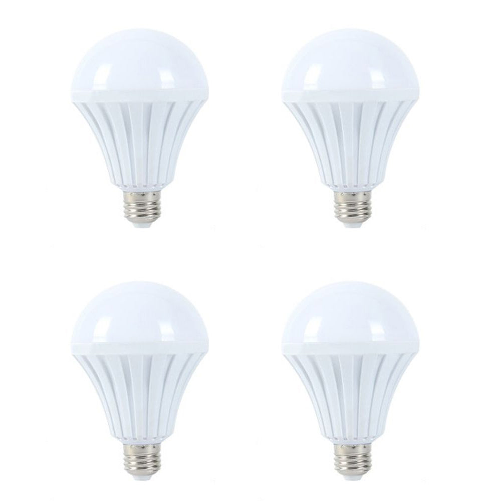 Drlight 4 Pcs Load Shedding LED 18W Economic Style Rechargeable Bulb Screwl