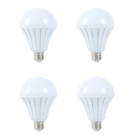 Drlight 4 Pcs Load Shedding LED 18W Economic Style Rechargeable Bulb Screwl