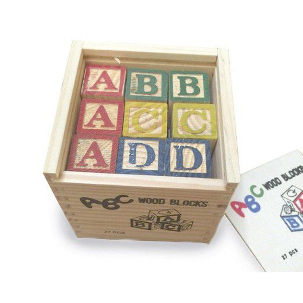 Kids ABC Blocks - 27 Piece