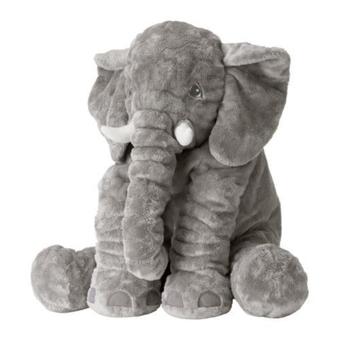 Cuddly Elephant Comfort Pillow - Grey