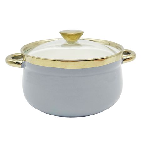 Elegant King 20cm Ceramic Coating 1.2L Serving Pot - MoonLight