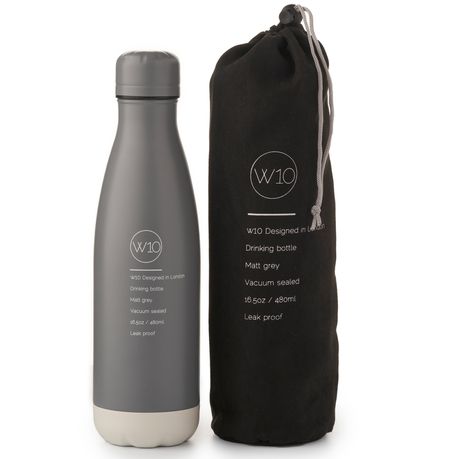 W10 London Stainless Steel Vacuum Flask Drinking Bottle - Cambridge