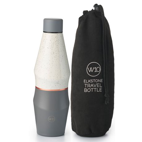 W10 London Stainless Steel Angled Shape Vacuum Insulated Flask - ELKSTONE